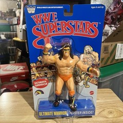 Mattel WWE LJN Superstars Ultimate Warrior 8″ Blue Card Action Figure SEALED