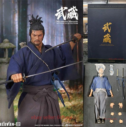 ELEVEN X KAI Studio Miyamoto Musashi 1/6 Action Figure Deluxe Edition Accessory