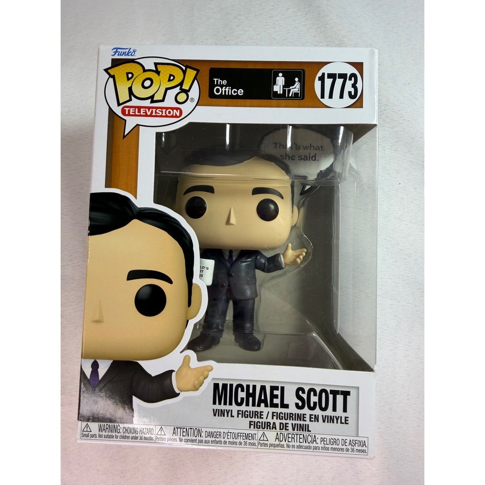 Funko Pop The Office Michael Scott 1773 World’s Best Boss That’s What She Said