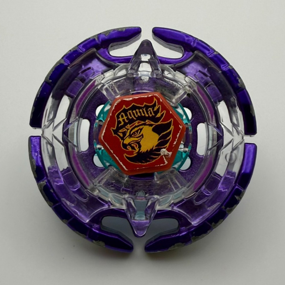 Earth Eagle Aquila Purple 105HF/S Metal Fight Beyblade Takara Tomy
