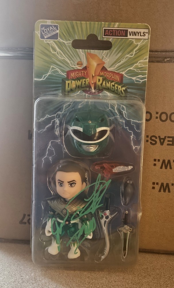 Jason David Frank AUTOGRAPHED 2015 TT EXCLUSIVE Ranger Figure PSA