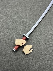 Naruto SH Figuarts Fodder Itachi Uchiha NARUTOP99 Edition Katana Sword & Hands