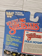 Hulk Hogan Red Shirt Black Card WWF LJN Super Rare Cracked Bubble