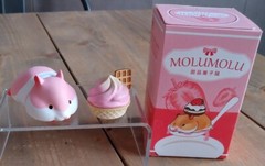 MOLUMOLU Hamster Sweets Series by Simon Toys PINK w/ICECREAM🐹🍰Vinyl Figure NEW
