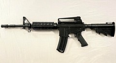 PRE-ORDER M4A1 BLACK RIFFLE TOY GUN FIGURE 26 inch REMOVABLE