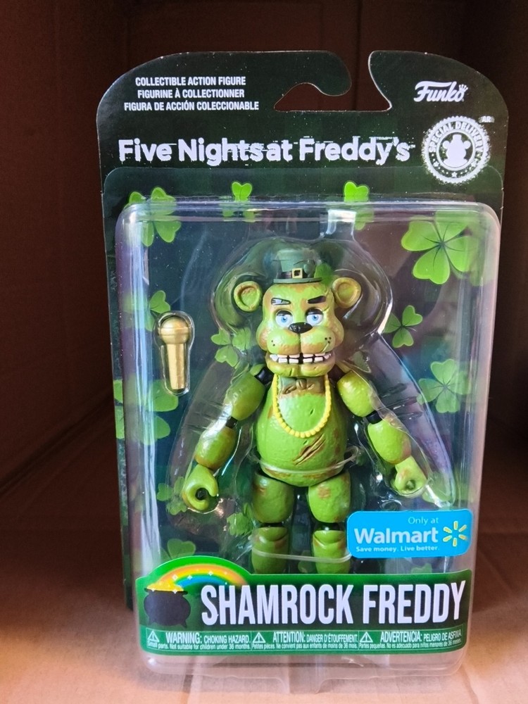 Funko Five Nights At Freddy Shamrock Freddy Action Figure Walmart Exclusive NEW