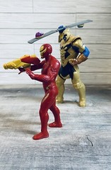 Avengers Marvel Infinity War Iron Man vs. Thanos Battle Set Tested
