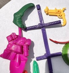 Vintage Lot Of TMNT Teenage Mutant Ninja Turtle Accessories (see Photos)