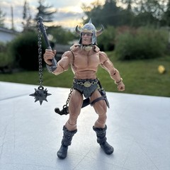 Harvinger Studios Barbarian 1/12 Action Figure Incomplete Loose Fantasy HTF