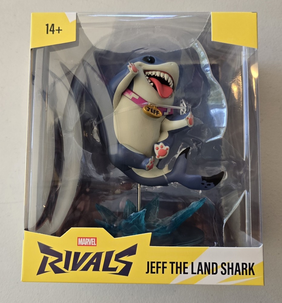 McFARLANE Toys x MARVEL RIVALS JEFF THE LAND SHARK FIGURINE NIB