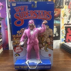 LJN WWE Superstars Series 2 Jesse The Body Ventura Blue Card Variant By Mattel