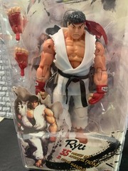NECA Street Fighter IV Ryu NEW & Bonus Ken Action Figure Complete