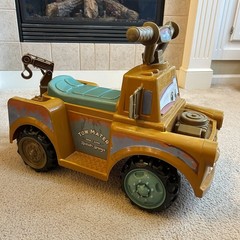 Disney Pixar Cars Tow Mater 6V Battery Powered Ride On Read Description