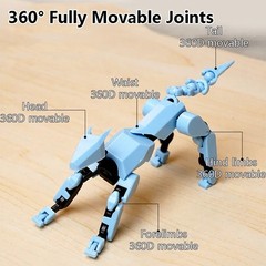 Titan13, Dummy 13, T13 Action Figure,Toy Robot, 3D Printed