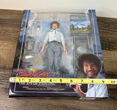 NECA Bob Ross 8″ Figure The Joy Of Painting Sealed