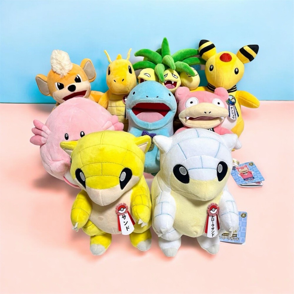 Pokemon Local Acts Limited Plush Toy Lapras Chansey Dragonite Slowpoke Sandshrew