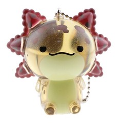 Cute Japanese Blind Box Capsule Toy Clear Axolotl Keychain 1 Random Mini Figure