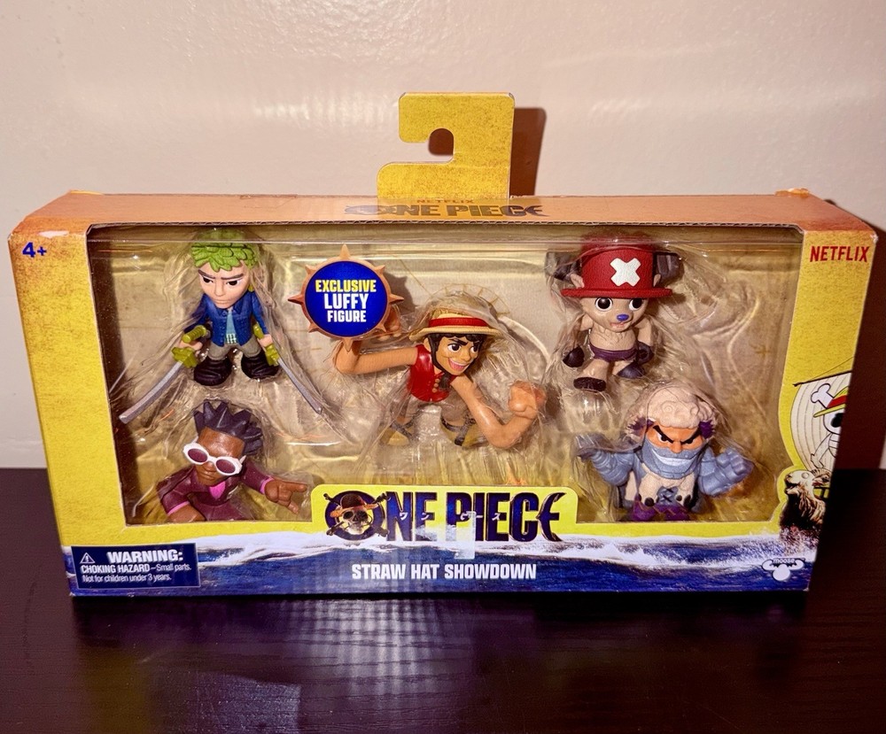 ONE PIECE Staw Hat Showdown Netflix “Exclusive” Action Figure Collection Set