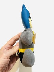 Vintage Plush Batman With Hard Plastic Face Window Cling Suction Cups 7″ Doll