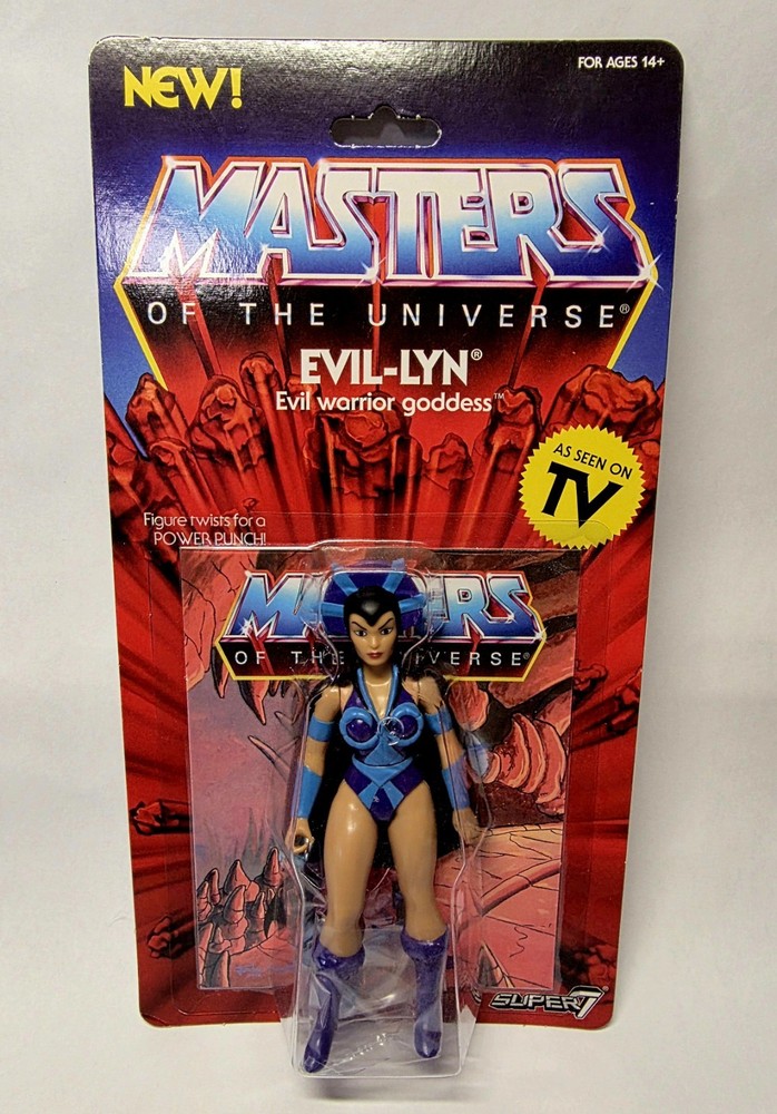 Masters of the Universe Super 7 As seen on TV Evil Lyn Motu Filmation