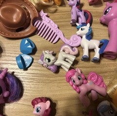 Large Mix Lot My Little Pony 42 Pcs + Accessories