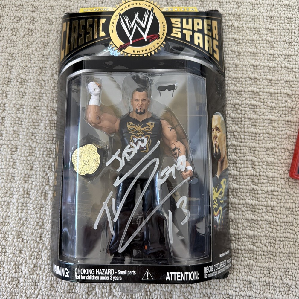 Autographed WWE Classic Superstars Series 21 Tazz Jakks Pacific – New In Box