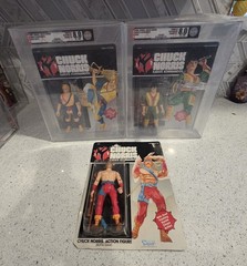 Kenner Chuck Norris Karate Kommandos Figure Lot AFA Graded & MOC