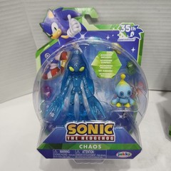 Jakks Pacific Sonic 35th Anniversary TIKAL CHAOS And Silver Action Figures Set