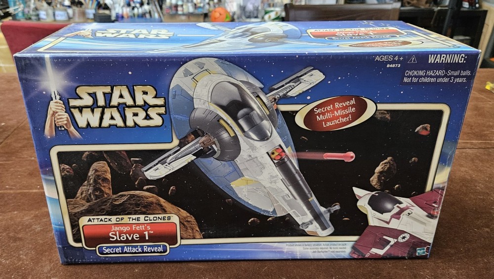 Star Wars Jango Fett’s Slave 1 Ship Attack Of The Clones Kamino Mandalorian New
