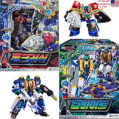Metal Cardbot S Season2 Deep Bite + Rock Crush Transformer Robot Figure Toy 2025