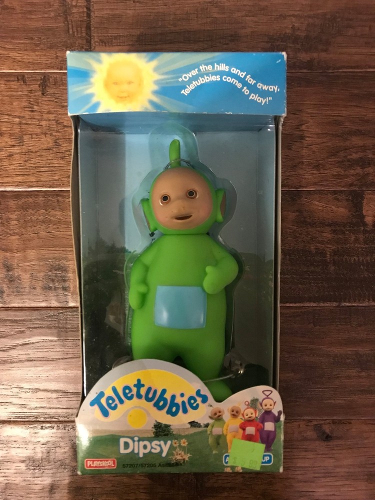 1998 Vintage (Playskool) “TELETUBBIES” (DIPSY) PVC Doll, NEW! RARE!