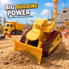 Disney Pixar Cars Toons Yellow Bulldozer – Chuy Die-cast Model Toy Car Kids Gift