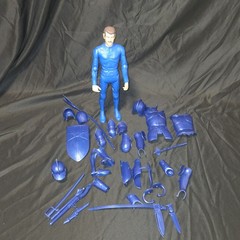 Marx Toys Noble Knights 12″ Figure Lot 1999 Reissue 5 Figures Armor COA Booklet