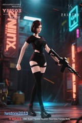YM503 1/6 Medium Breast Thin Waist Girl 12″ Female Action Figure Body Hands Foot