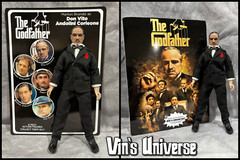 Custom 8″ Mego Marlon Brando Don Vito Corleone the Godfather Action Figure