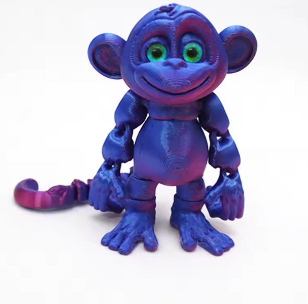 NEW! 3.93″ 3D Printed MONKEY Figure Toy MONKEY Action Figure MONKEY Toy
