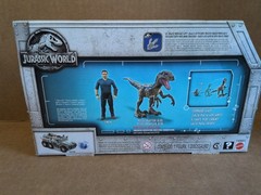 Jurassic World Velociraptor Blue & Owen FMM51, New Rare Dinosaur Jurassic Park