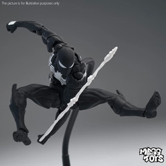 In Stock Mess Toys Venom Lethal Neighbor Spiderman Symbiote 1/12 Action Figure N