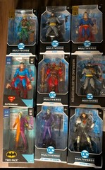 MCFARLANE DC MULTIVERSE LOT OF 9 FIGURES Please Read Descriptions