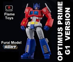 Transformers Optimus Prime Furai Model Kit Flame Toys G1 Version 6-7 Inch Figure