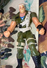 Lot Of Chap Mei Soldier Force Army Military Jeep, 11 Figures, Equipment Used