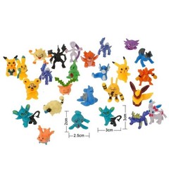 NEW 144 Pokemon Toys Lot Figure Anime Doll Kids Party Xmas Gift cake topper