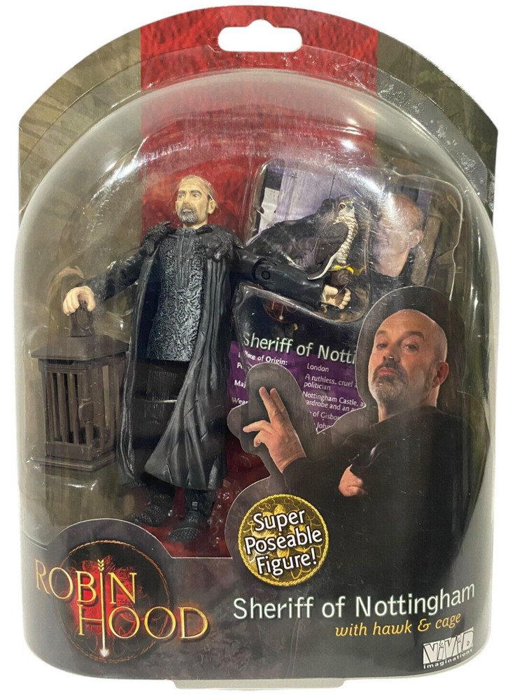 Robin Hood Sheriff of Nottingham 5″Action Figure NEW Vivid Imaginations BBC 2006