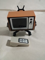 Tiny Tv Classics Jaws Edition Collectible Mini Television with Remote
