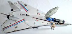 Vintage 1983 GI Joe Skystriker XP14F Combat Jet Ace Figure Helmet Parachute ARAH