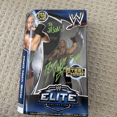 Autographed RVD Rob Van Dam WWE Mattel Elite Series 27 Action Figure New