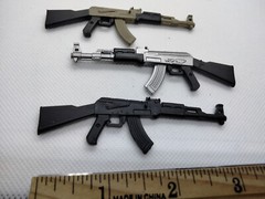 AK47 Assault Rifle 1/12 Scale Gun Weapon Action Figure Accessory Force
