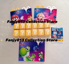 McDonalds Toy 2026 Super Mario Galaxy Plastic Toys With Clip Full Set Of 12+Book