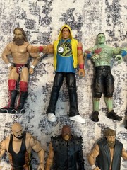 WWE 18 Piece Action Figure Lot (All Loose) Wwf WCW Lesnar Punk Giant Finn Cena