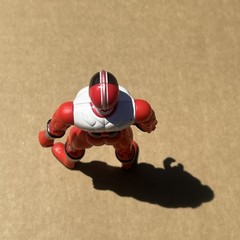 Red Power Ranger 2009 Bandai 6” Action Figure Poseable No Accessories